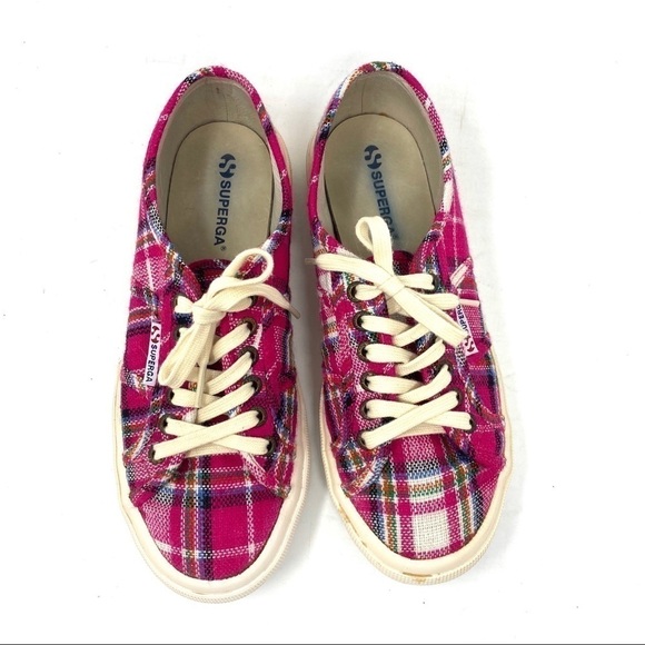 Superga pink 2750 Classic Tweed Vulcanized Sneaker - Picture 4 of 11